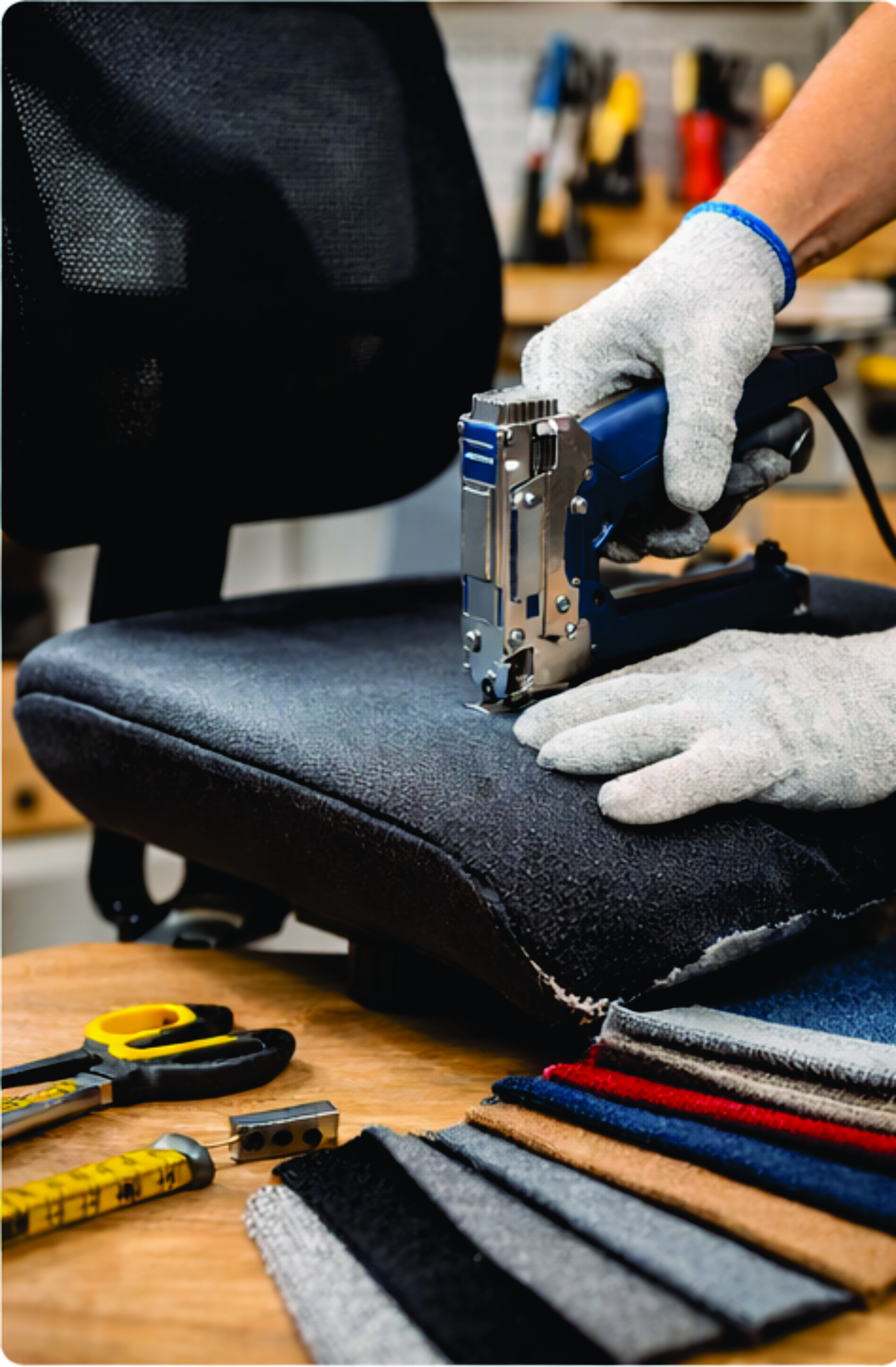 Tapizado de sillas y muebles de oficina en Bogotá